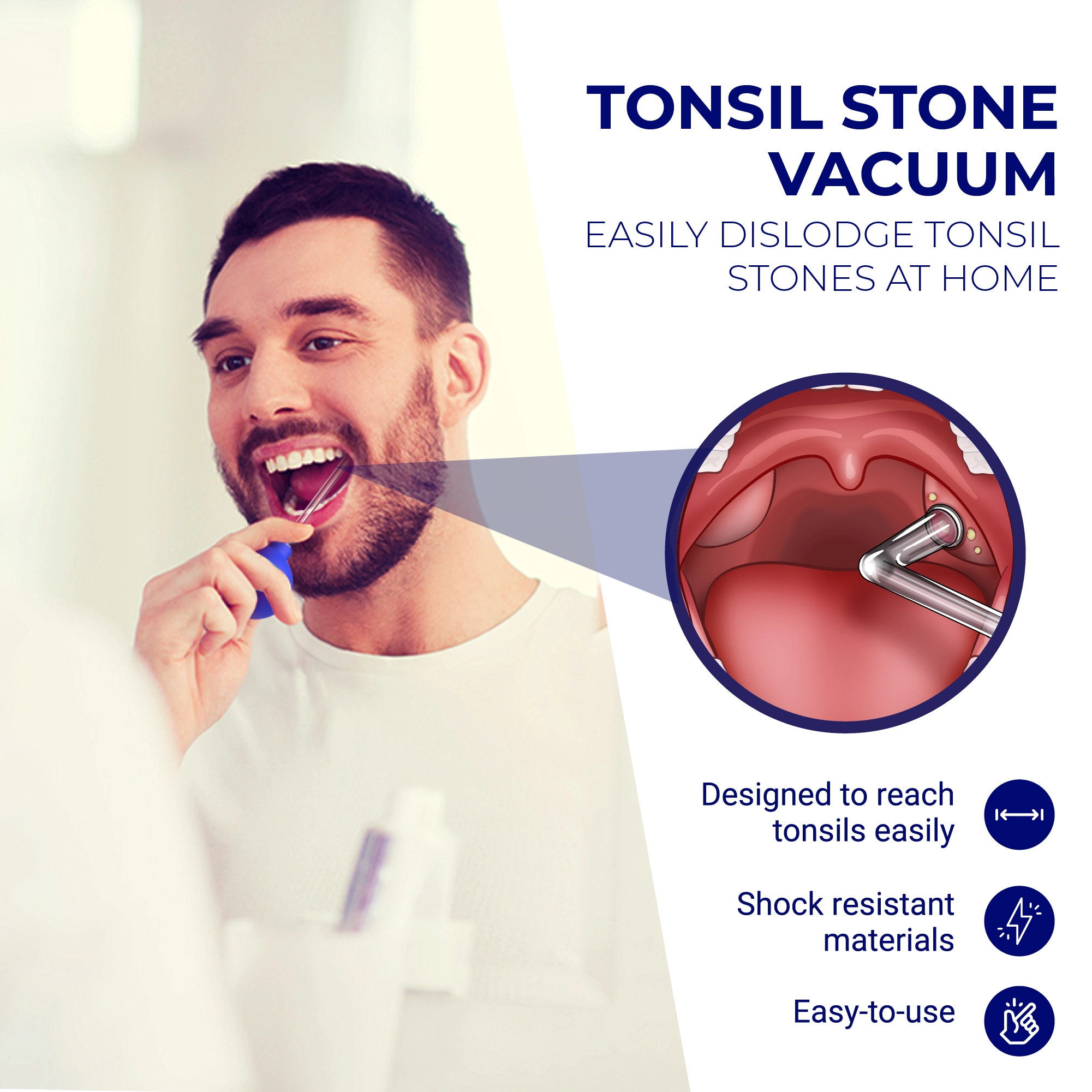 Tonsil Stone Vacuum ORAVIX