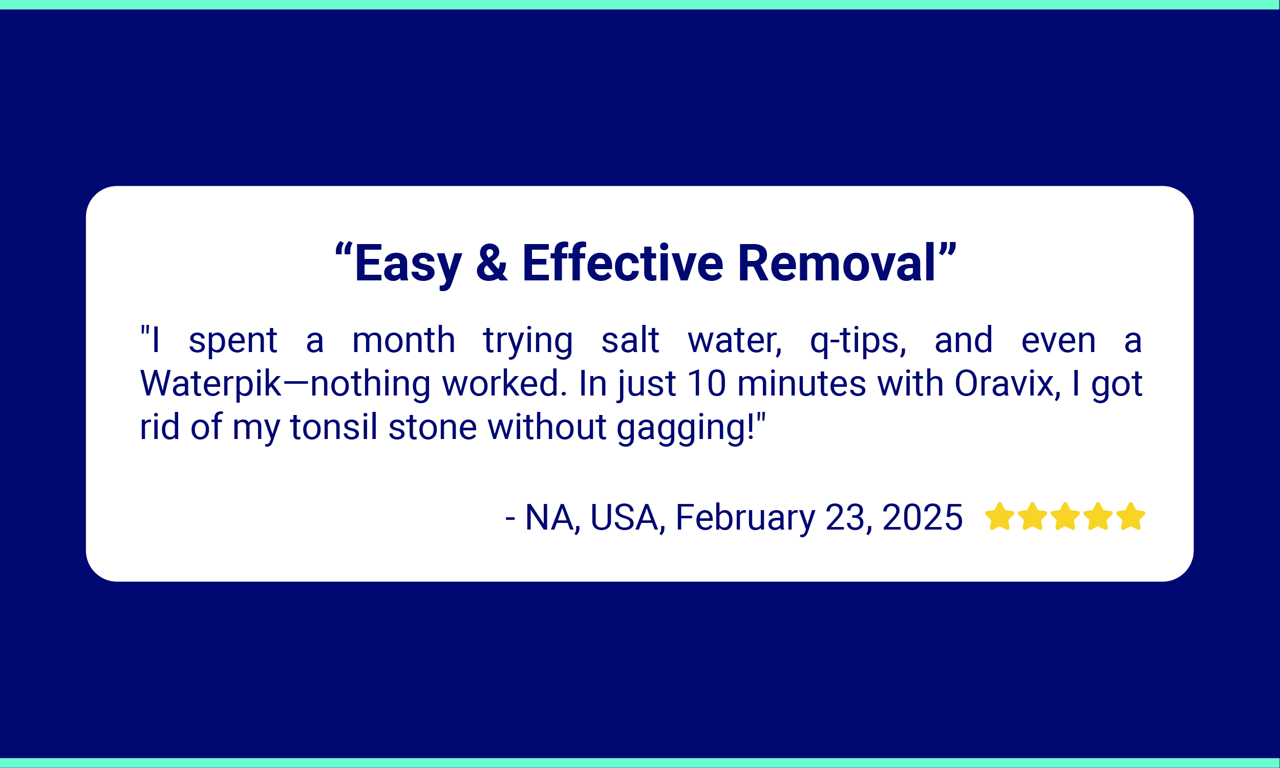 Oravix Testimonials EN 01