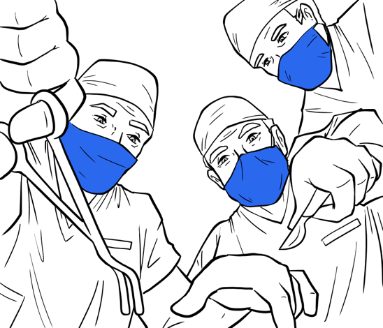 Tonsillektomie Operation